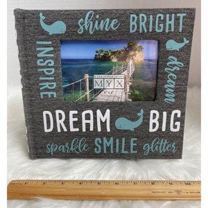 Dream Big Photo Album!  Baby Shower Newborn gift  NEW! nautical